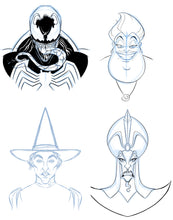 Load image into Gallery viewer, Villians Guess Who T-Shirt
