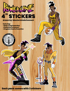 Powerline Sticker Pack