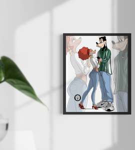 Goofy Couples Art Prints